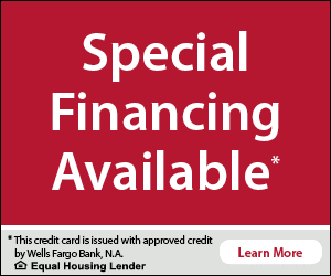 Special Home Financing Available