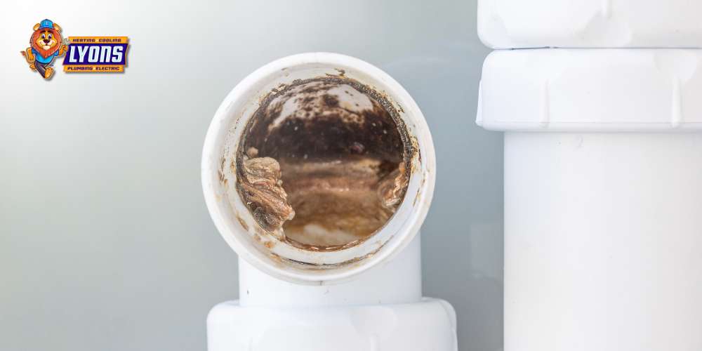 Clogged Drain Line