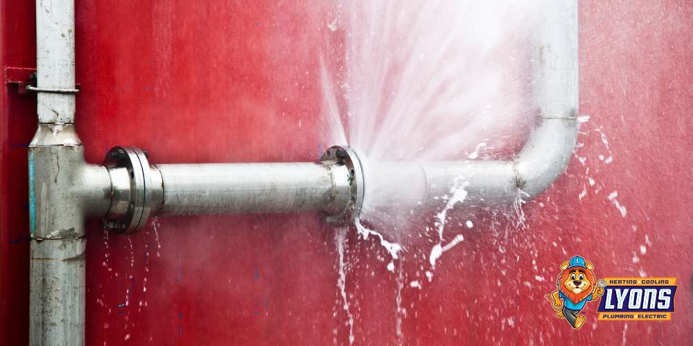 burst pipe rockwall texas